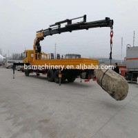 Factory price hydraulic 10T knuckle boom truck mounted crane for sales