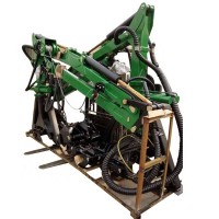 Atv Log Wood Timber Loader Crane For Trailer With Log Grapple Winch Crane Low Price For Sale