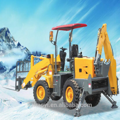 3 ton agricultural use excavator backhoe wheel loader for sale